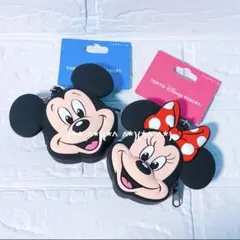 ディズニー ミッキー ミニー バッグチャーム シリコン コインケース 小物