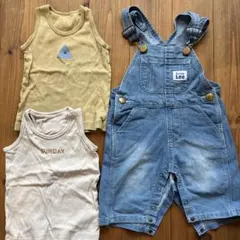 まとめ売り　男の子　80センチ　Buddy Lee デニムオーバーオール