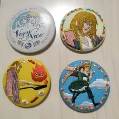刺繍ブローチ ハウルの動く 缶バッチ どんぐり共和国 ジブリ GHIBLI