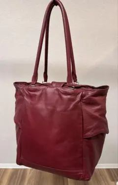 【日本製 本革】aniary アニアリ A4 トートバッグ ボルドー