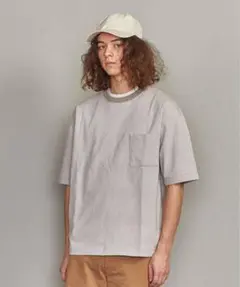 BEAUTY&YOUTH ミジンボーダー ワイドフォルム Tシャツ