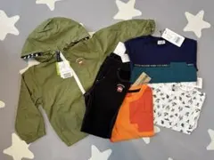 新品タグ付★100サイズ★パーカー、パンツ等５点セット まとめ売り