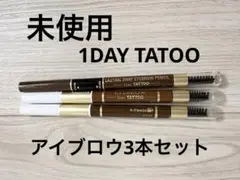 【未使用】1DAY TATOO アイブロウペンシル3本セットのサムネイル
