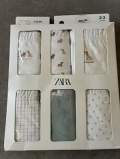 ZARA ベビー 新品 イヌ柄ショーツ 6枚セットブリーフパンツ 98