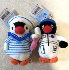 Pingu ピングー ぬいぐるみ キーホルダー 2種セット
