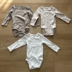 H&M 長袖ロンパース3点セット