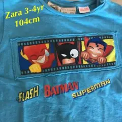 ZaraBoy バットマン スーパーマン フラッシュ3ヒーロー100cm(美品)