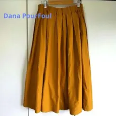 Dana Faneuil BOSTON-NINE フレアスカート マスタード