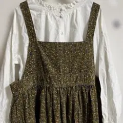 sm2 ゆべしさんコラボ　前後着ワンピース　ベージュ　サマンサモスモス