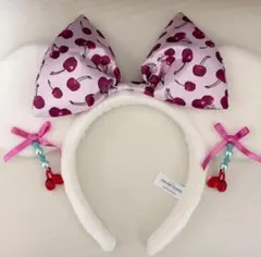 ディズニー ミニー さくらんぼ カチューシャ
