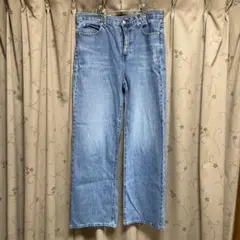 UNIQLOワイドストレートジーンズ サイズ28