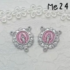 Me24センターメダイ　ロザリオ　3 穴ネックレスパーツ330 16
