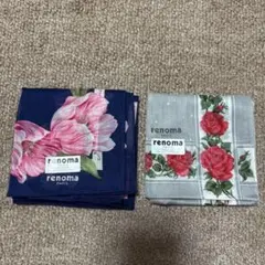 renoma 花柄ハンカチセット