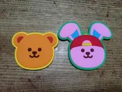 wigglewiggle ウィグルウィグル ラバーミラー 2個