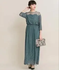 アーバンリサーチ チュールドットワンピース