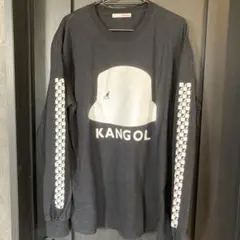 KANGOL 長袖カットソー ブラック 袖ロゴのサムネイル