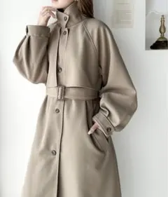 《新品・タグ付き》グレージュ⭐️トレンチコート