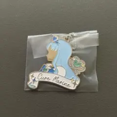 プリキュア一番くじF賞シルエットメタルチャーム　キュアマリン