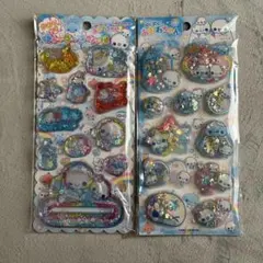 あわわちゃん　ウォーターシール　スパンコールシール　シャカシャカシール