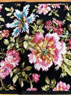 FEILER フラワー柄 タオルハンカチ☆大きめサイズ