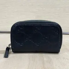 GUCCI グッチ コインケース グッチ シマ GG ブラックのサムネイル