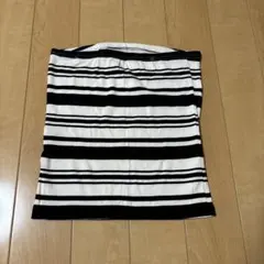 ♯131 ストライプ ベアトップ・チューブトップ
