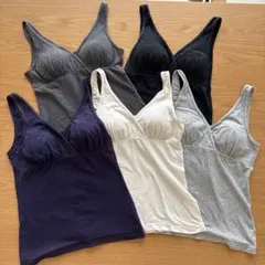 ベルメゾン　授乳タンクトップMサイズ　5点のサムネイル