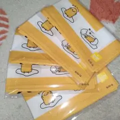 ぐでたま ハンカチ 30cm x 30cm サンリオ 2013年製5枚セット