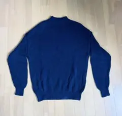 ユニクロ モックネックニット セーター メンズ Sサイズ ネイビー