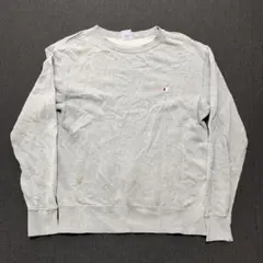 1235 Champion C Logo Gray Sweat Shirt L
