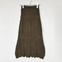 【最終値下げ】SHEIN DAZY　ニットロングスカート　ウエストゴム　Ｓ