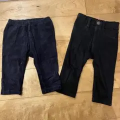 ボトムス 2点セット コーデュロイ 80cm