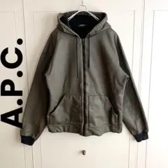 A.P.C.  アーペーセー コーティング フルジップパーカー