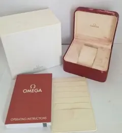 OMEGA オメガ 純正 空箱 腕時計ケース 赤箱 - メルカリ
