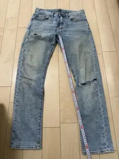 GAP ダメージ加工 スリムデニム 28 X 30