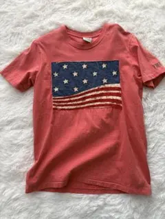 TMT アメリカ国旗プリント　Tシャツ　Ｌサイズ