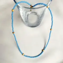 ビーズ・ウッドビーズネックレス（チョーカー）