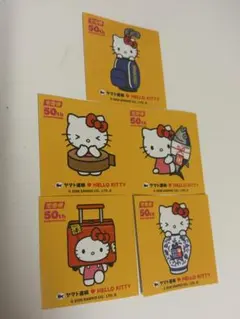 ハローキティ 50周年記念シール 5枚セット