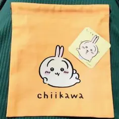 未使用 ちいかわ ぴーすなうさぎきんちゃくポーチ＆ステッカーセットのサムネイル