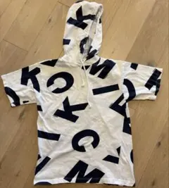 MICKYミッキーTシャツフード付プルオーバー総柄ディズニーY2K80s90s