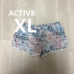 ACTIV8 XL ランニングウェア　ショートパンツ　大きい　ブルー　ピンク