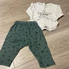 ブリーズ　星柄パジャマセット 90cm