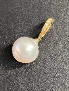 k18 オパール ダイヤモンドネックレストップ チャーム ゴールド 1ct 
