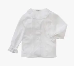 【美品】familiar ファミリア 襟付き ブラウス 現行品 フォーマル130