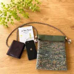 作家 ハンドメイド 新緑のような裂織のショルダーバッグ - メルカリ