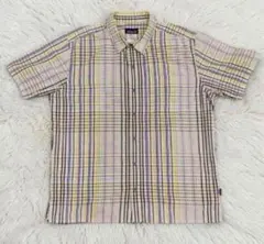 Patagonia チェック柄 シアサッカー半袖シャツ - メルカリ