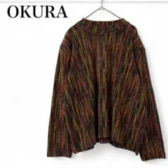 【オークラ】 トップス ニット セーター 長袖 ウール混 毛 韓国製