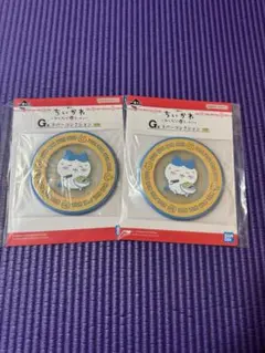 ちいかわ　一番くじ　ラバーコレクション　コースター　ハチワレ