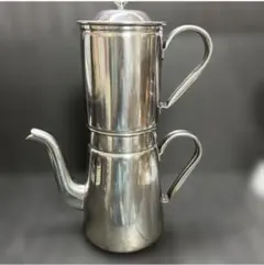 ステンレス コーヒーポット ミルクピッチャー ティーフィルター 3点 