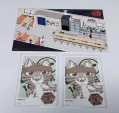 少年ジャンプ＋展 トレカ ポスカ ラーメン赤猫 3点セット